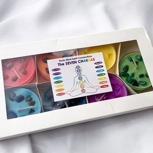 Chakra Balancing XL Tea-light Intention Candle Kit